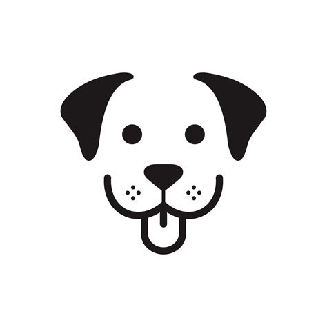 Dog Face Logo 6720668 Vector Art At Vecteezy