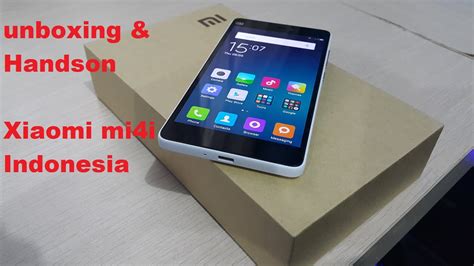 Unboxing And Hands On Review Xiaomi Mi4i White 16gb Indonesia Youtube