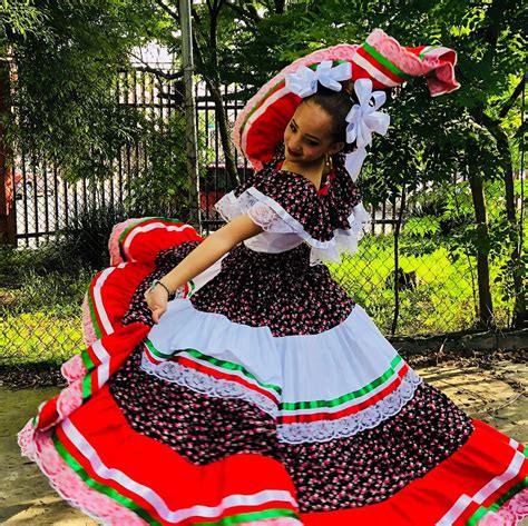 Sinaloa Mexican Dance Dress Folklorico Dresses Ballet Folklorico