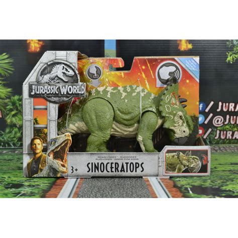 Jurassic World Roarivores Sinoceratops Mattel Fallen Kingdom Jurassic Fan Quest