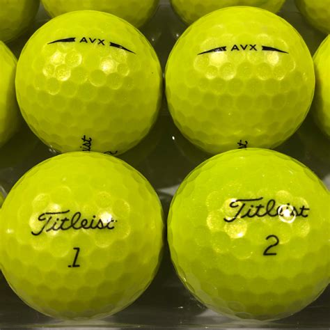 Titleist Avx Aaa Grade Used Golf Balls Optic Yellow Bolt Golf