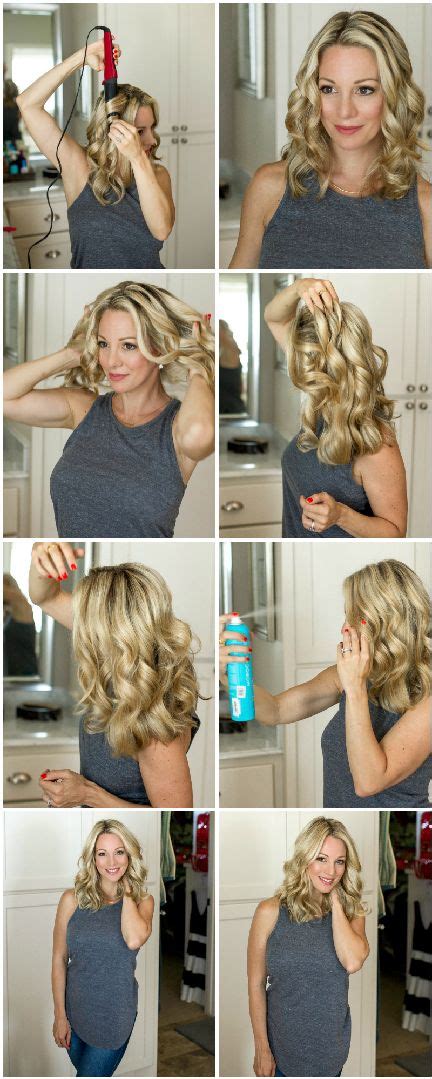 step by step tutorial with pictures for how to get loose wavy curls in 10 minutes h… how to