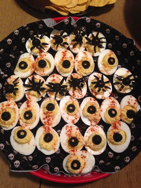 Spider Deviled Eggs For Halloween Recipe Allrecipes