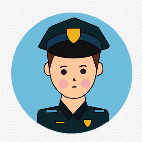 Avatar De La Policía De Dibujos Animados Imágenes De Gráficos Png