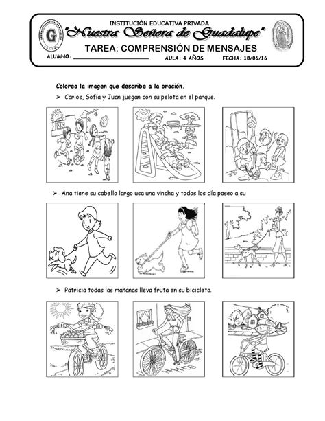 17 Tarea Comprension De Mensajes By Katy Hormiguita Issuu