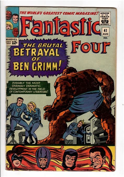 Marvel Fantastic Four 41 1965 Stan Lee And Jack Kirby 3rd Frightful