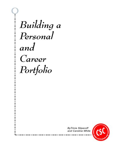 Career Portfolio Template Free Of Career Portfolio Cover Page Template Vrogue