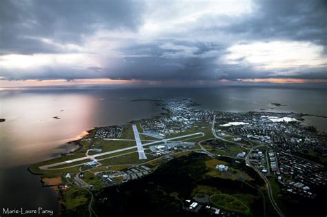 Beautiful Reykjavik Airport At Sunset Hangarflights