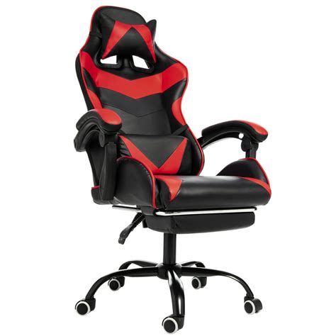 Youloveit Gaming Chair Black Red Gaming Chair High Back Office Chair