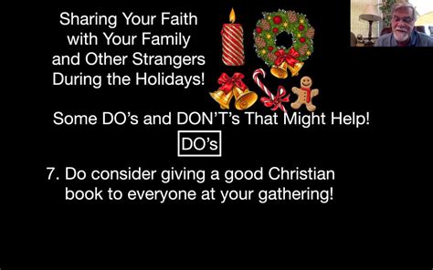 Sharing Your Faith During The Holidays