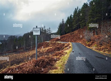 Highlands Scotland Road Sign High Resolution Stock Photography And