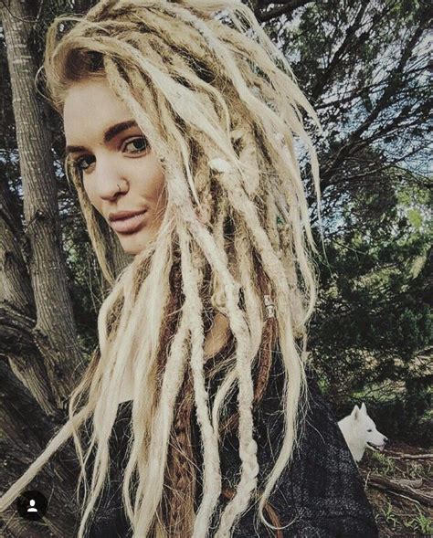 pin by metalforms on dreadfully delightful blonde dreads dreadlocks girl blonde dreadlocks