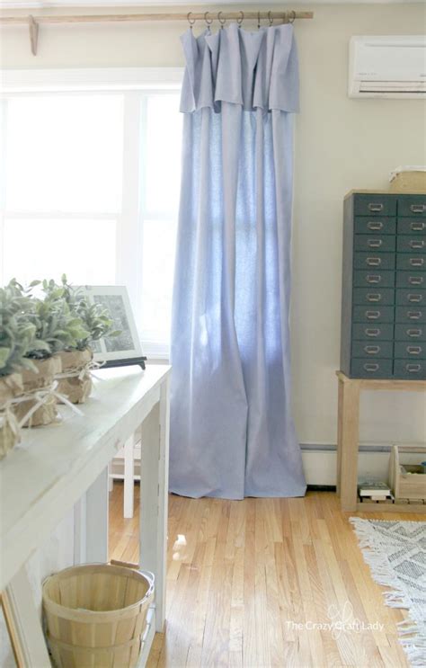 Add style to cheap curtain rods with diy finials. DIY No-Sew Drop Cloth Curtains +a CHEAP DIY Curtain Rod ...