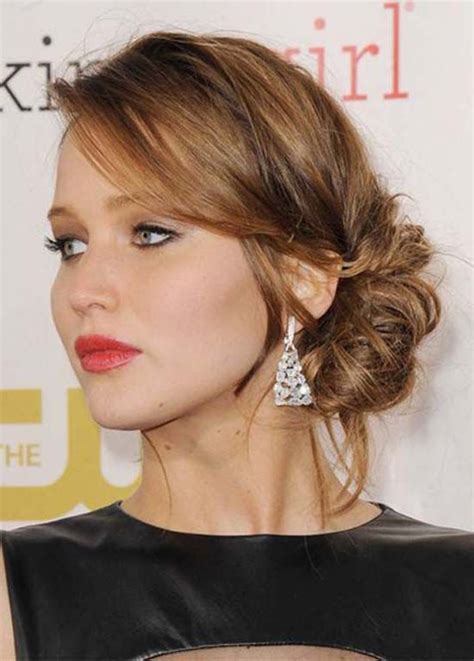 Jennifer Lawrence Updo For Long Hair Mother Of The Bride Hair Mother