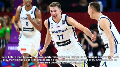 Should Luka Doncic Be The Early Favorite For The No 1 Pick 2018 Nba