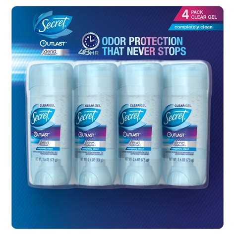 Buy Secret Outlast Antiperspirant And Deodorant Clear Gel Completely