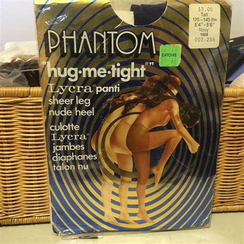 Vintage Phantom Lycra Tights Nude Pantyhose W Model Gem