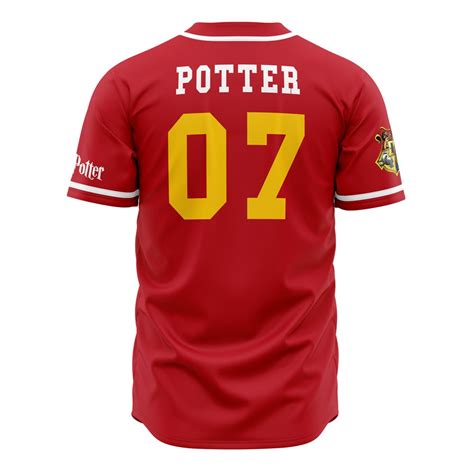 Gryffindor Lions House Harry Potter Baseball Jersey Anime Ape