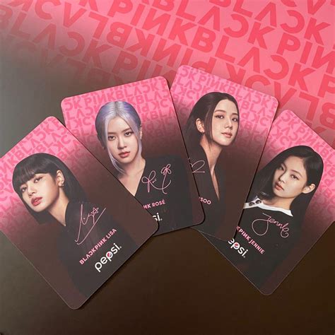 Blackpink X Pepsi Photocard Limited Edition Hobbies And Toys