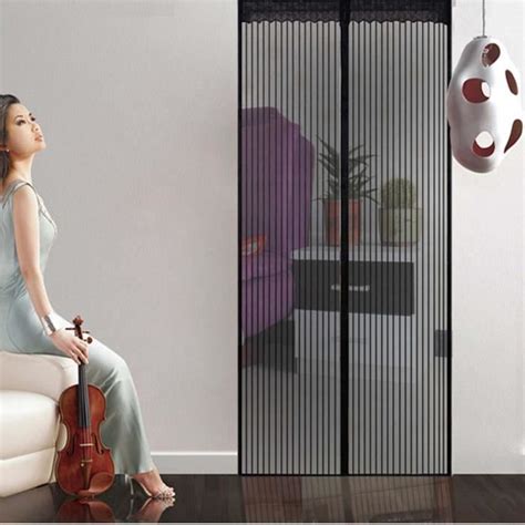 Pratique et déco, ce rideau de style exotique est parfait pour habiller une ouverture et laisser passer l'air l'été. Vococal® Rideau moustiquaire magnetique fenetre porte Anti ...