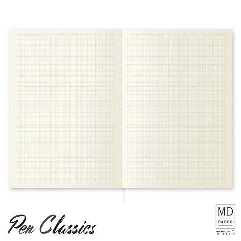 Midori Md Notebook A5 Grid Pen Classics