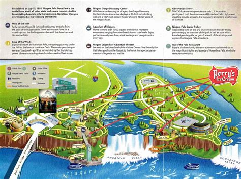 Map Of Niagara Falls Tourist Area Navigating Natures Wonder Best