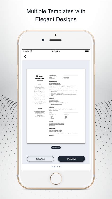 Step by step guidance 5. Instant Resume: CV | Resume builder, App template, Resume