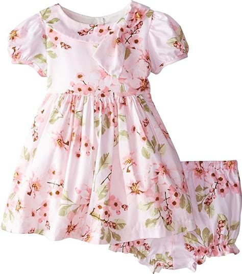 Laura Ashley London Baby Girls Floral Cap Sleeve Dress