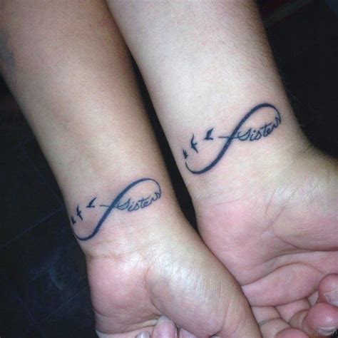 Nice Sister Tattoo Design Small Wrist Tattoos Infinity Tattoos