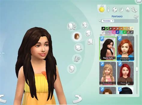 Mystufforigin Enchanted Hairstyle For Girls Sims 4 Hairs