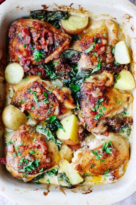 Remove the chicken from the skillet again. Tuscan Style Chicken and Potatoes | Recipe | Chicken ...