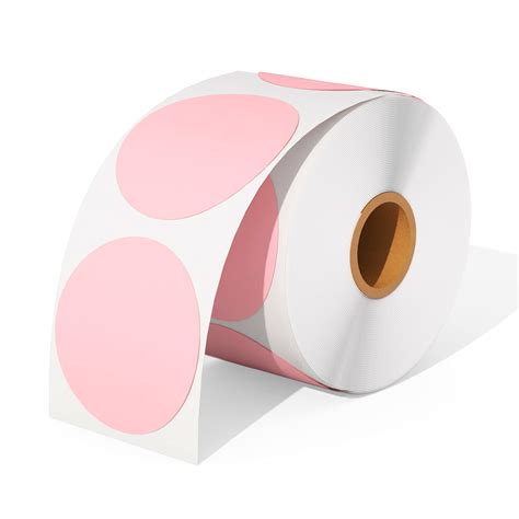 Buy Munbyn 2 Inch Pink Circle Thermal Sticker Labels Self Adhesive