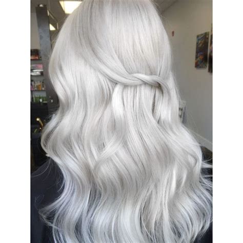 Platinum Bleach And Tone Silver Blonde Hair