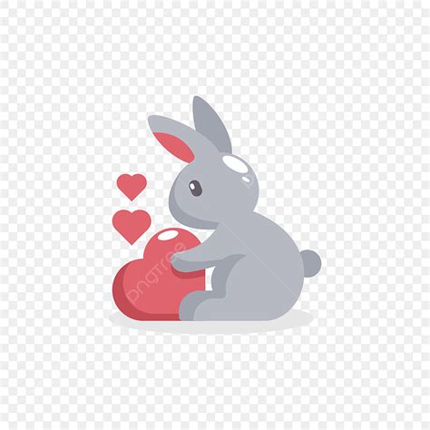 Cute Bunny Icon For Valentine S Day Cute Icons Day Icons Bunny Icons