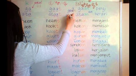Belajar Bahasa Belanda 25 Kata Kerja Bahasa Belanda 11 Youtube