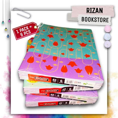 [1 PAK] Buku Tulis Big Boss Ukuran B5 42 Lembar Isi 6 PCS | Lazada