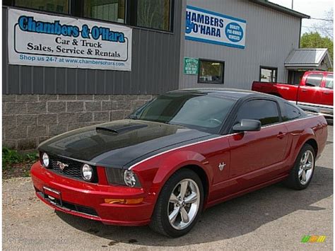 2009 Dark Candy Apple Red Ford Mustang Gt Premium Coupe 81170930