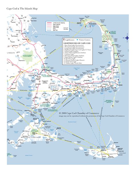 Map Of Cape Cod And The Islands The World Map