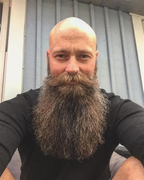 Pin By Mike Baer On Beard Men Bald With Beard Beard No Mustache