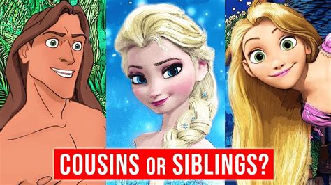 Disney Characters You Didnt Know Were Related Youtube