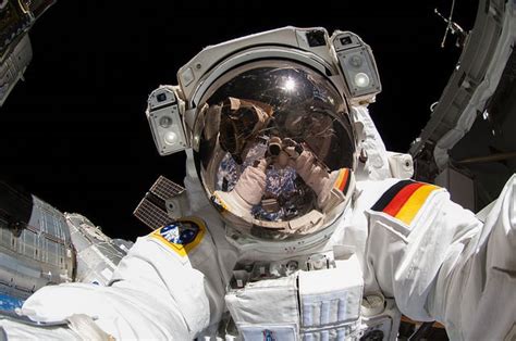 ISS Astronauts Take The Nikon D Xs On A Spacewalk Snap Some Selfies Along The Way