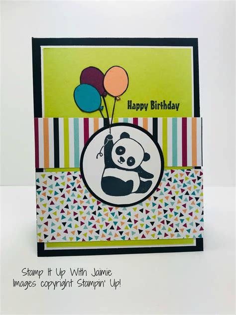 Stampin Up Party Pandas Sale A Bration Stamp Set