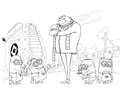 Despicable me vector coloring pages. Universal Studios Coloring Pages at GetColorings.com ...