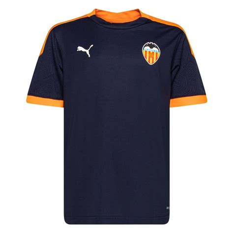 Valencia Training T Shirt Peacoatvibrant Orange Kids
