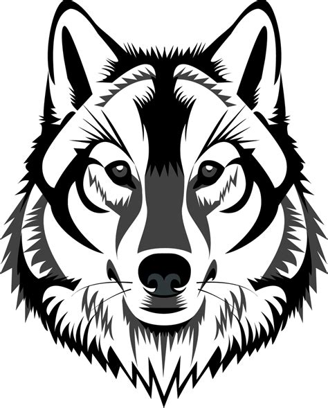Learn how to draw a realistic wolf! Black And White Wolf Drawing at GetDrawings | Free download