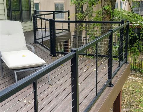 Install rail with the bottom of the rail aligned to the 80 ½ mark. Feeney: DesignRail Kits (Cable Railing)
