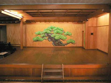 Sneak Peek Pine Trees In Japanese Noh Theaters
