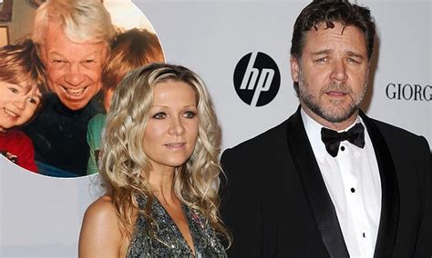 russell crowe s ex wife danielle spencer pays emotional tribute to her late father in law