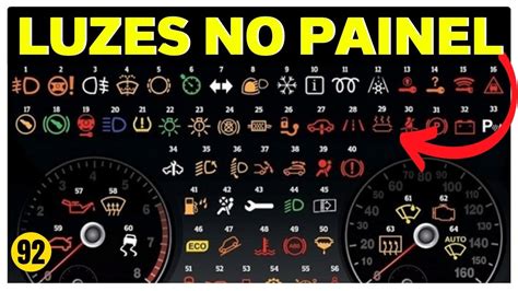 Velas muitíssimo Pertencer símbolos de carros painel complicações
