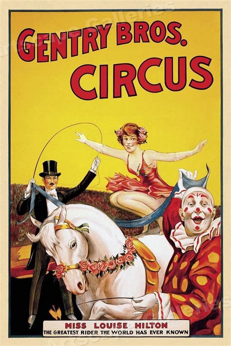Pin De Retro Estate Sales En Retro Vintage Circus Carnival Posters